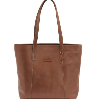 Leather Line Tote Bag