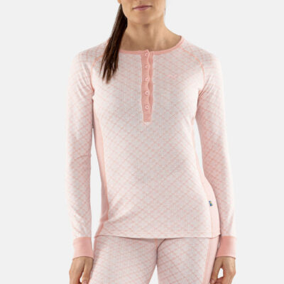 Termo Sequal Jaquard Round Neck Button LS W